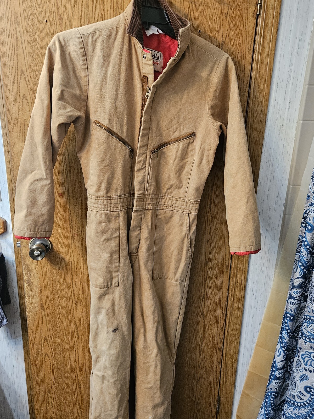 Youth Boys, Walls Blizzard Pruf Coveralls. Beige. Youth Size 18 eBay