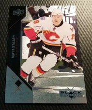2011-12 UDC Black Diamond Hockey MATT STAJAN Calgary Flames Silver Gold Foil #45