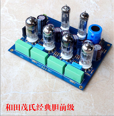 Assembled 12AX7/12AU7  tube pream board Pre-amplifier Board AMP Classic circuit