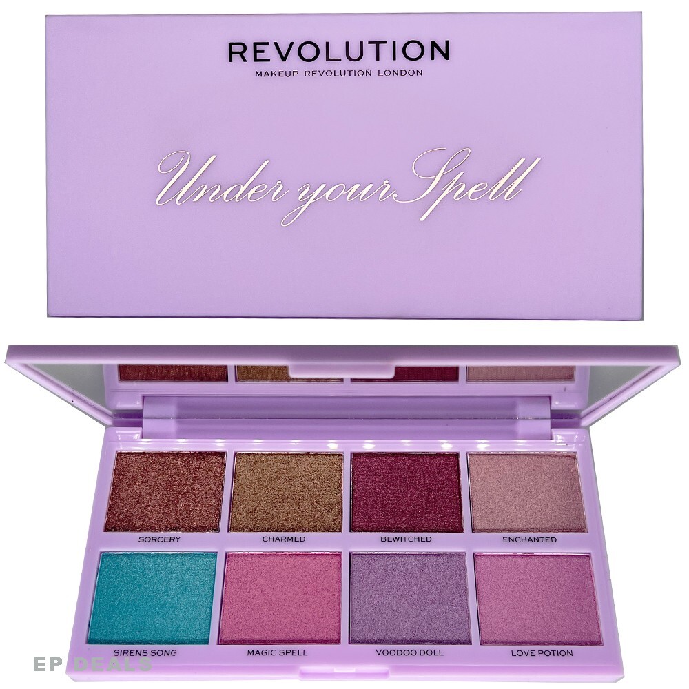 REVOLUTION LONDON UNDER YOUR SPELL 8 JEWEL EYESHADOWS