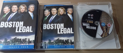 Boston Legal season 4 - region 2 PAL dvd set - Picture 3 of 4