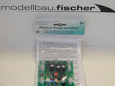 Littfinski 410512 M-DEC-MM-F 4fach Motorweichen-Decoder für Märklin +Neu+