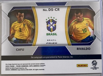 2024 Panini Prizm Copa America Pulsar Prizm Dual Signatures Auto 