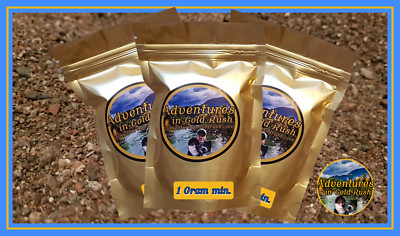 Adventures in Gold Rush paydirt with guaranteed minimum of 1 of a gram of GOLD 