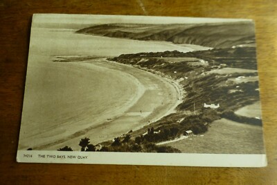 A562 Die zwei Buchten NEUER KAI Cornwall Postkarte