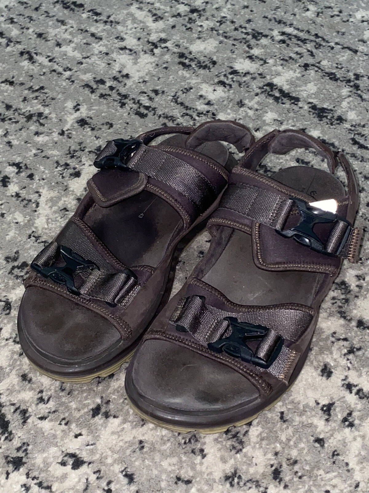 Sandali grigi Ecco da uomo taglia 9 9 5 exowrap fibbia sportiva 2 cinturino escursionismo