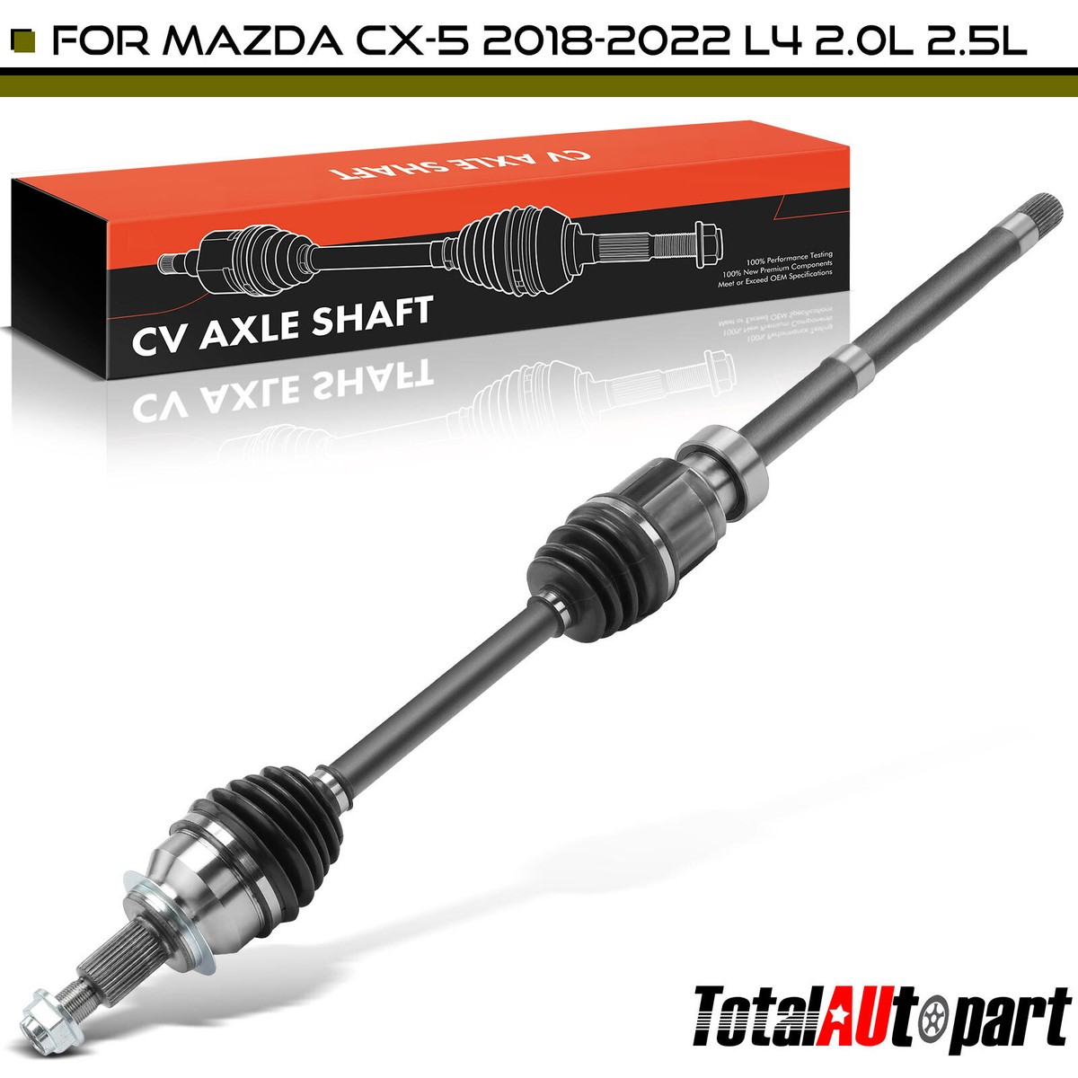 CV Axle Assembly for Mazda CX-5 2018-2024 AWD w/ Cyl Deactivation