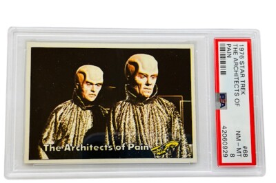 Star Trek Trading Card 1976 Topps PSA 8 The Architects Of Pain #68