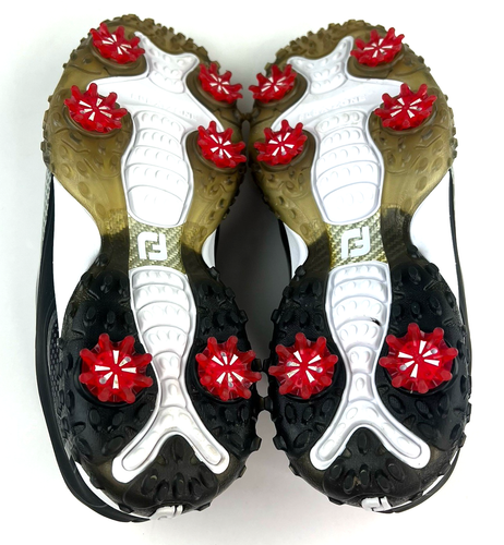 Scarpe da golf FootJoy da uomo taglia 8M FJ Freestyle Flex Zone nere grigie 57333 - Foto 11 di 12