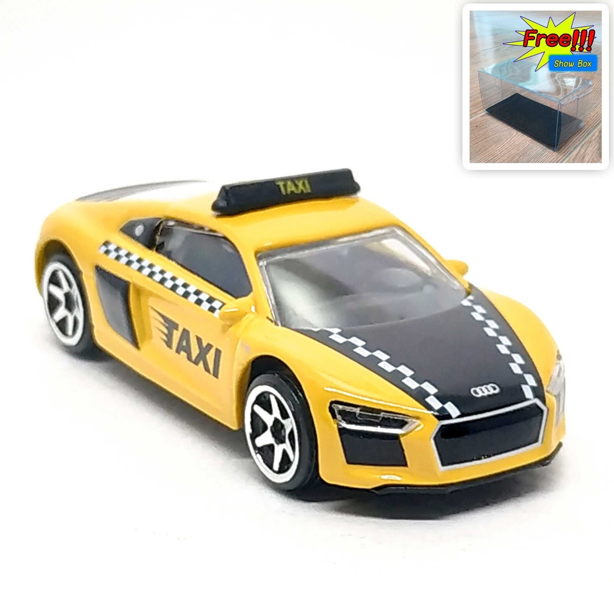 Audi R8 Spyder V10 イエロー ミニカー 2025 HOT WHEELS PROTOTYPE FACTORY TEST RUN Yellow 2019 Audi