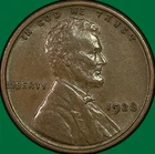 1928 Lincoln Wheat Cent Almost Uncirculated AU Coin #40079