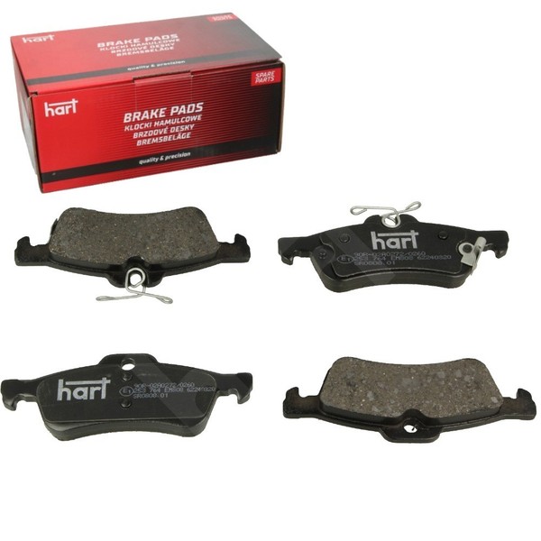 Kit 4 BremsbeläGe Hinten Hart FüR Toyota Yaris Hatchback Van (P13) 1.4-image