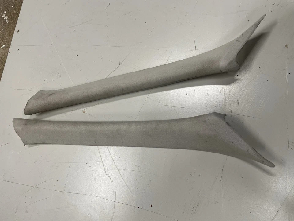 OEM BMW E36 Sedan A Pillars Grey *DAMAGED* Pair Of 2 325 328 318 1960988 - Image 2 of 4