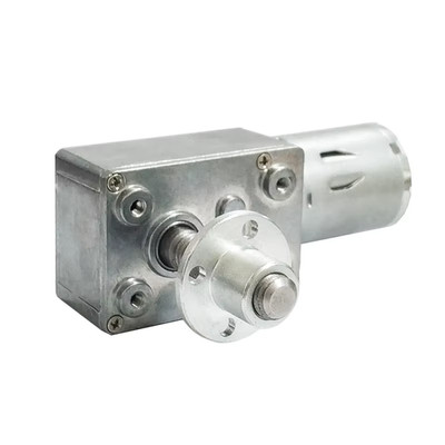 6v/12v/24v High Torque dc worm GearMotor 8mm*33mm Screw Shaft with Screw Flange
