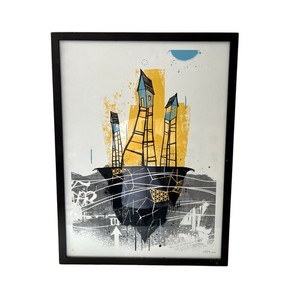 Erik Otto Signed Artist Proof Modern Art Framed Excellent Condition