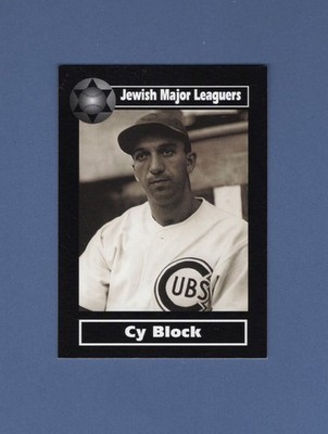 #67 SEYMOUR ''CY'' BLOCK, Chicago Cubs | Jewish Major Leaguers ~ 2003 AJHS/JML
