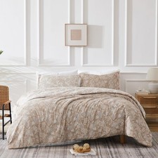 Paisley Duvet Cover Queen Size/Full Set, Reversible Duvet Cover Full Size/Queen,