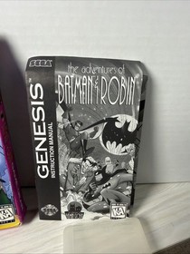 The Adventures of Batman & Robin (Sega Game Gear) CIB COMPLETE w/ Box & manual