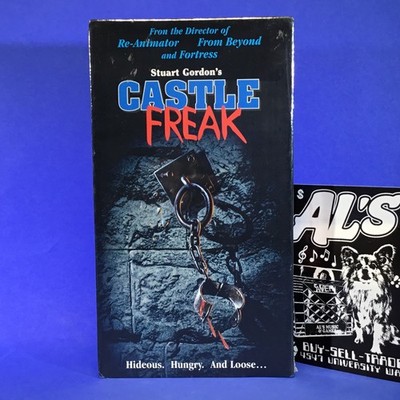 Castle Freak 1995 VHS Sealed Rare Stuart Gordon Re-Animator From Beyond