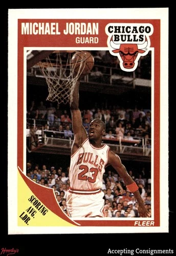 1989-90 Fleer #21 Michael Jordan BULLS HOF