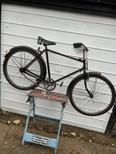 Vintage Raleigh 1937? Bicycle Butchers Bike Leather Brooks saddle Good condition