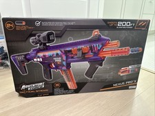 Adventure Force Tactical Strike Nexus Pro Ultimate Dart Blaster HTF Purple/ Blue