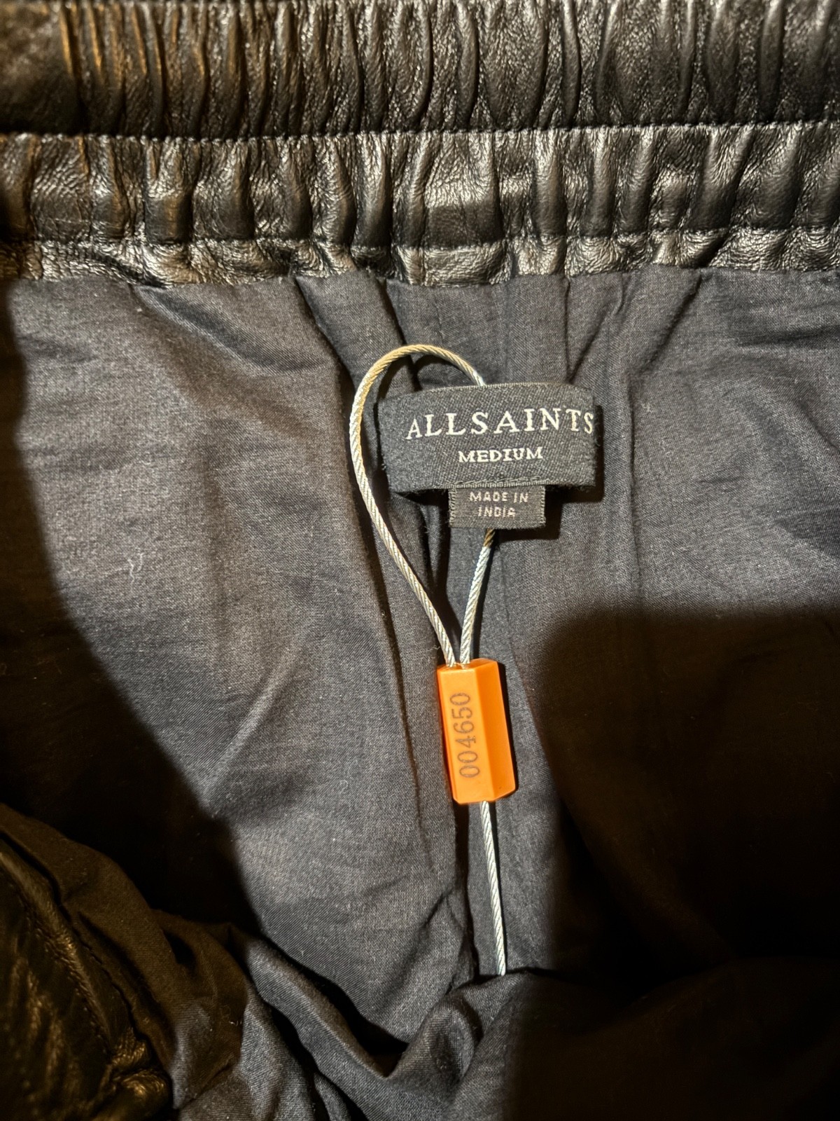 ALLSAINTS RARE MEN'S Penton Leather Cuffed Pants MEDIUM - 005875 image 7