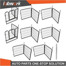 Labwork 16 Panels 24"x24" Dog Playpen Crate Fence Pet PlayPen Exercise Cage
