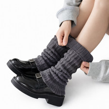 Handmade Knit Leg Warmers 16 Inch Adult Soft Stretch Dance Yoga Unisex