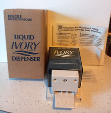 Vintage Liquid IVORY SOAP Dispenser Refillable Wall Mount New Open Box
