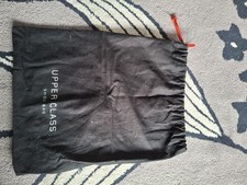 Black Shoe Dust Bag  "Upper Class"
