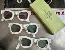 3 x Carl Zeiss Jena Stereobrille V-Stellung - OVP - ! ZEISS 3D Brille