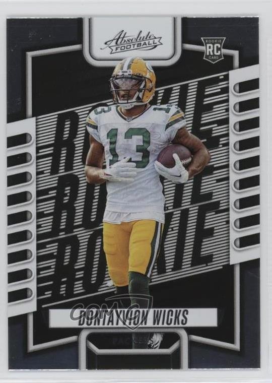 2023 Panini Absolute Rookies Dontayvion Wicks #199 Rookie RC 4s3