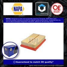 Air Filter fits CITROEN C1 Mk2 VTi 1.0 2014 on CFB(1KR) NAPA 1612496780 Quality