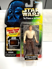 Kenner Star Wars POTF2 Han Solo With Carbonite Block Action Figure 1997 Vintage