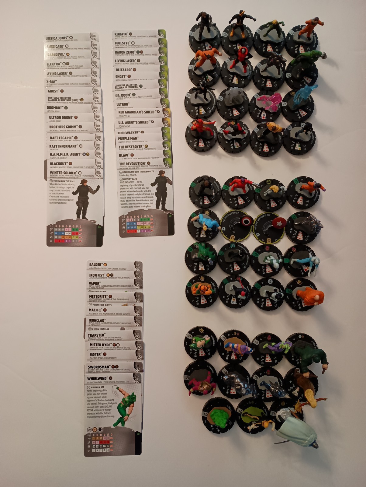Heroclix Lot Marvel Thunderbolts Complete CUR Set 001-042 (no chases or primes)