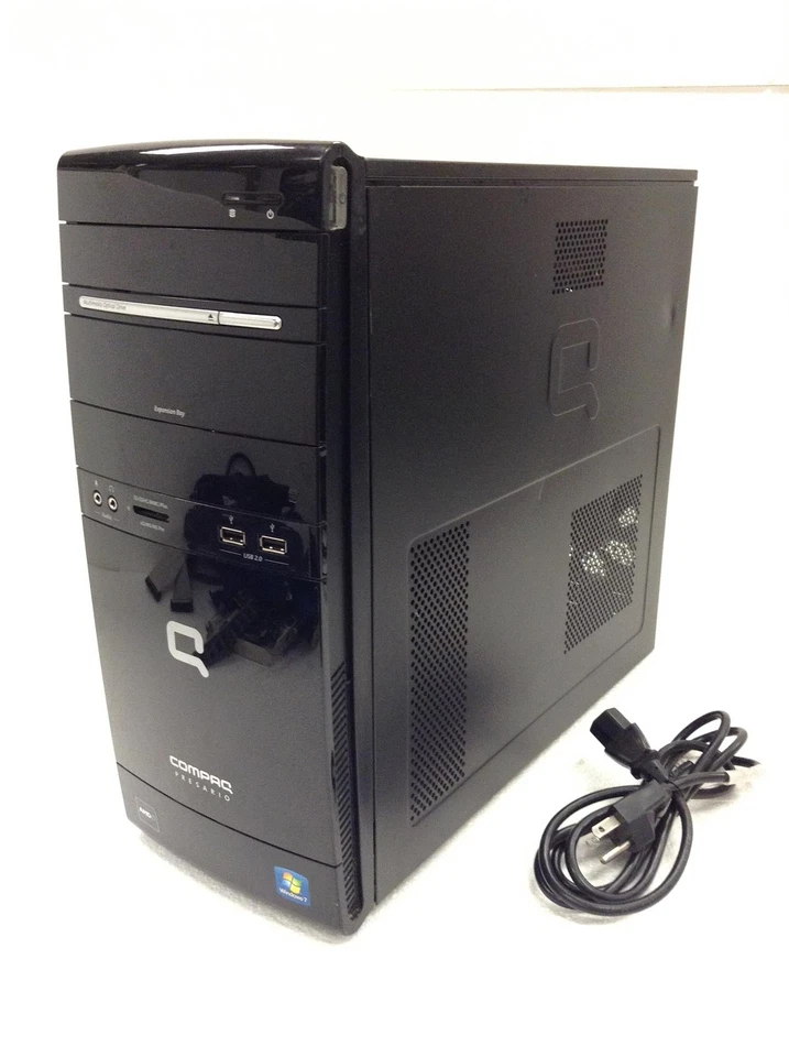 COMPAQ PRESARIO CQ5826 Amd Athlon II X2 260 3.20Ghz Computer w/ 8GB Ram, DVDRW - Image 3 of 4