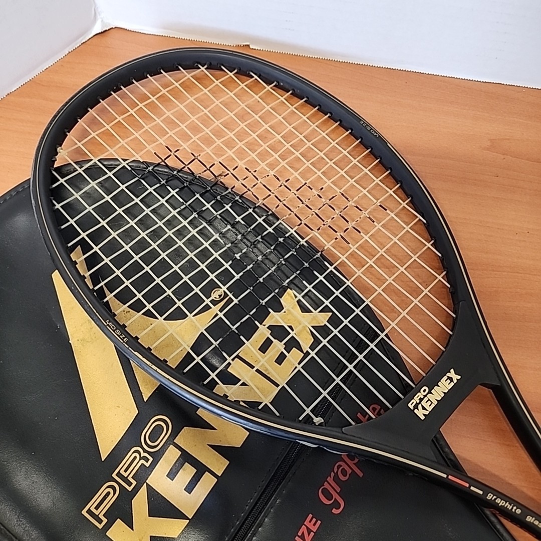 VTG Pro Kennex Bronze Ace Tennis Racquet Racket Graphite Glass L4