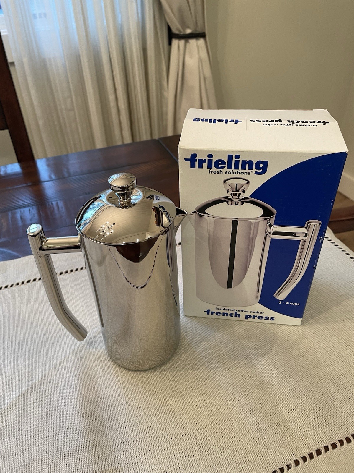 Insulated Stainless Steel Double Walled 3-4 Cups Usa (nib)