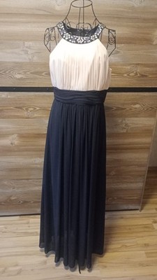 Traumhaftes Abendkleid, Gr. 38, dunkelblau/rose, Jake*s, wie neu