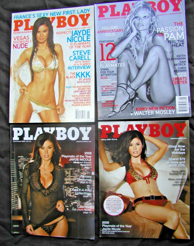 JAYDE NICOLE PLAYBOY LOT - JANUARY 2007  PMOM / JUNE 2005  PMOY & CATALOGUES