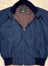 Vtg 90’s Ozark Trail Jacket Men’s XL 46 Navy Blue Red Plaid Lining USA Made