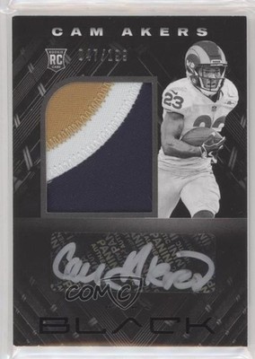 2020 Panini Black 47/199 Cam Akers #212 RPA Rookie Patch Auto RC 0nr3