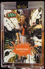 2024 Wild Card Splat Baseball BUSTER POSEY White Black Gold Shock 1/1 Card