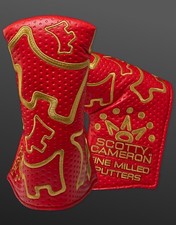 NEW RARE Scotty Cameron Fine Milled Putters Dancing Scotty Dogs Head Cover