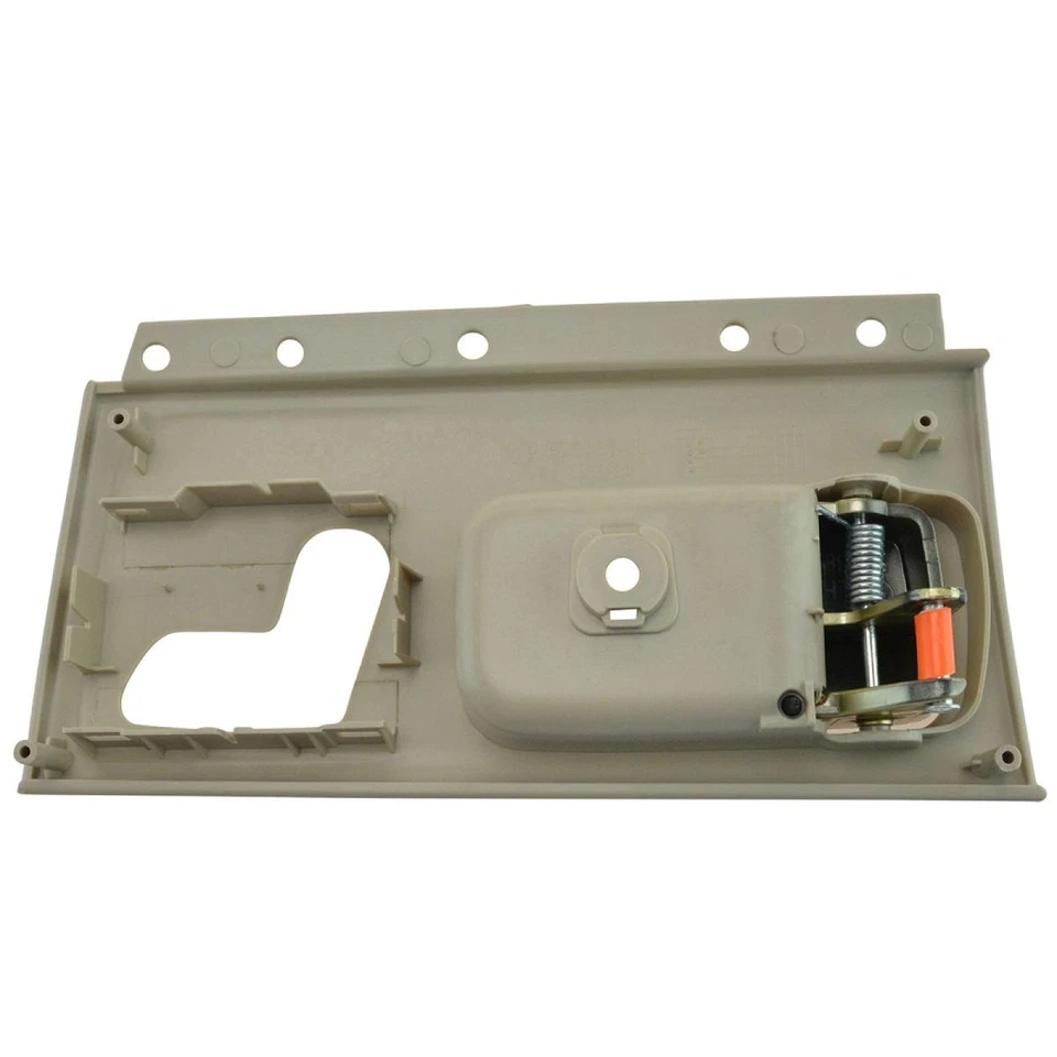 Manija de puerta interior delantera izquierda beige y dorada para Lincoln Town Car 2003-2011 Foto 3 de 4