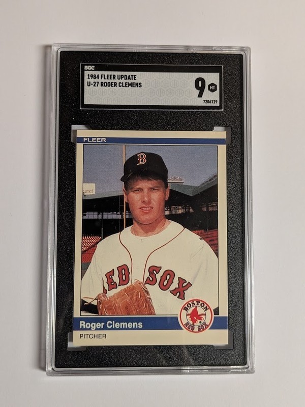 84 Fleer Update (132) Clemens/Puckett/Gooden w/84 Fleer BB Set (660) MINT!!
