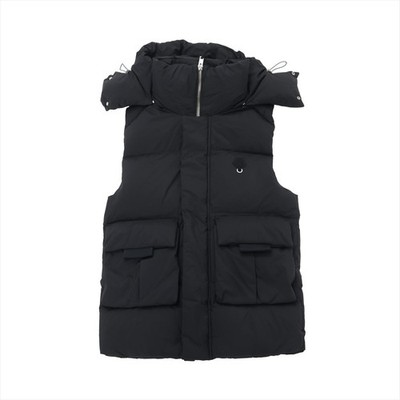 MONCLER Genius x Willow Smith SABELA Nylon Puffer Vest Black 0 Men Used