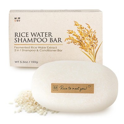 Hair Growth Shampoo Bar, Fermented Rice Water 2-in-1 Shampoo & Conditioner, 5...