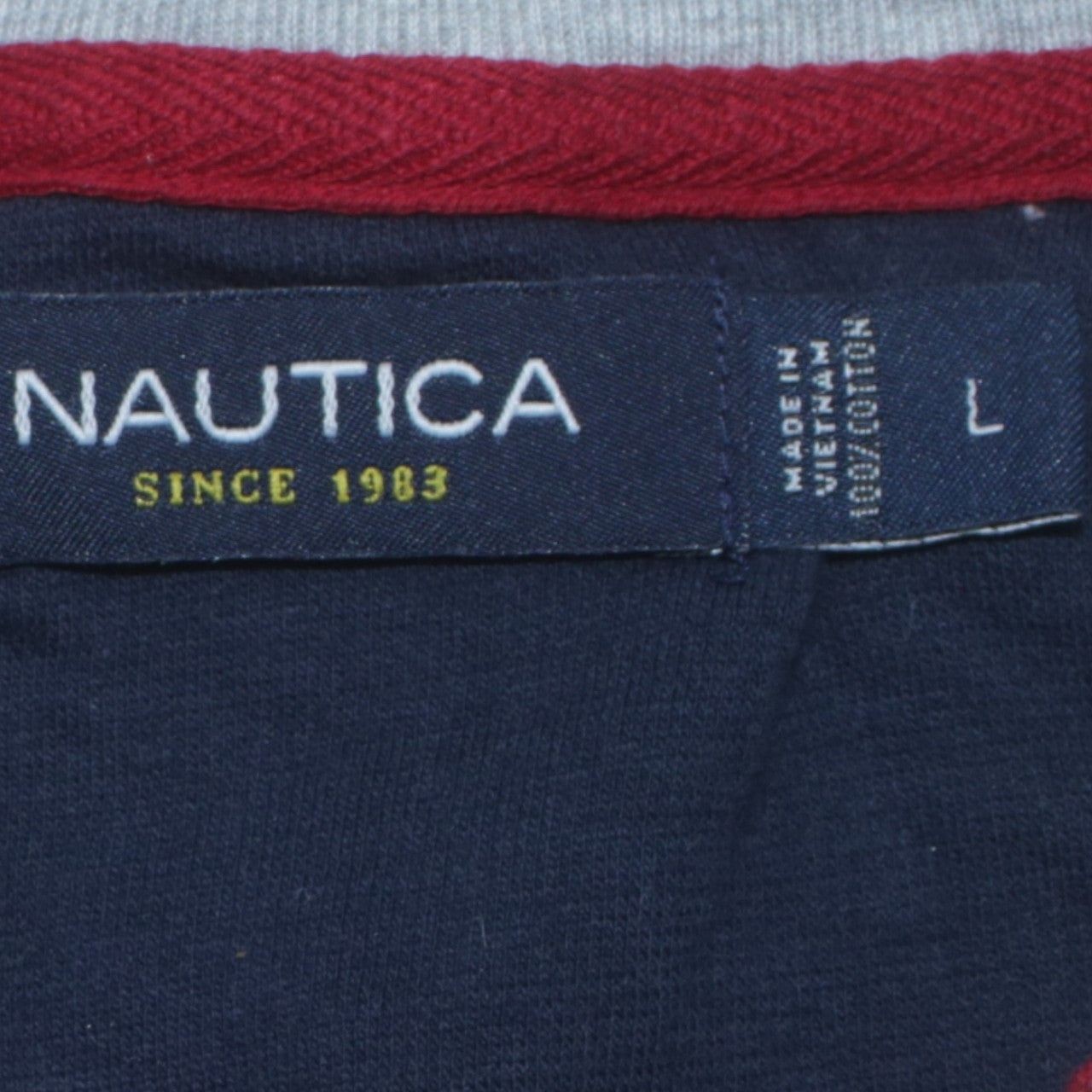Nautica Grey Sweatshirt Mens L image 6